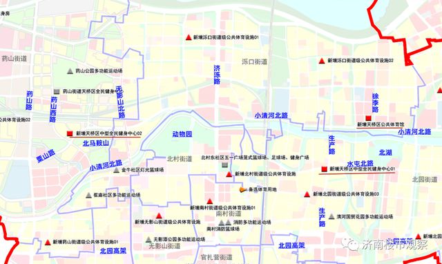 济南新增29处中大型公共体育完美体育设施都在哪儿？(图6)
