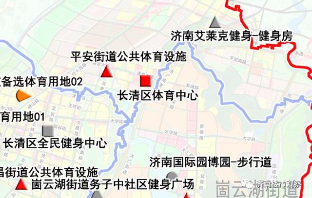 济南新增29处中大型公共体育完美体育设施都在哪儿？(图9)