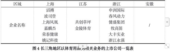 长三角地区体育用品完美体育业发展报告(图4)